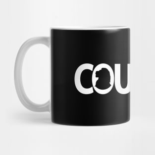 Courage typography Mug